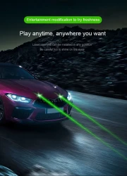 Vehicle remote pilot light laser