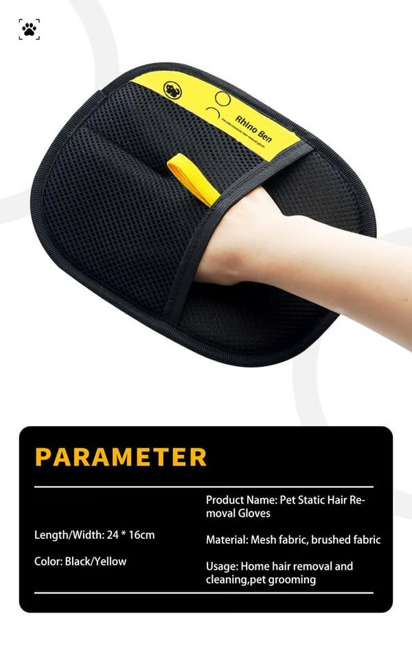 Magic Pet Grooming Glove - Stronger Than Lint Rollers
