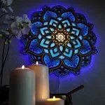 Mandala Yoga Room Night Light LED Ambient Light