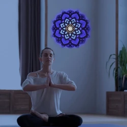 Mandala Yoga Room Night Light LED Ambient Light