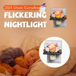 2024 Ghost Campfire Flickering Nightlight