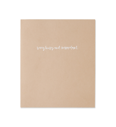 Very Busy and Important | A5 Notebook by Emma Kate Co.