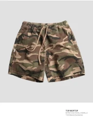 Camouflage Shorts Men's Summer Wear-resistant Overalls Straight