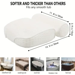 Spa-like Bathtub Pillow