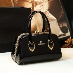 Glamorous Rhinestone Decorated Womens Handbag