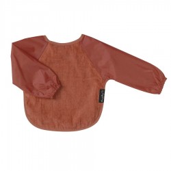 Sleeved Bib | 6-18 Months | Rust