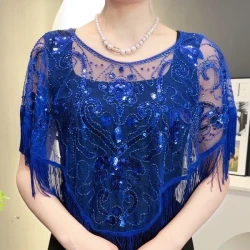 Fashionable Women's Sequin Shawl - Elevate Your Style!