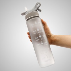 1000ML Sporty Space Cup with Spray & Bounce Cover