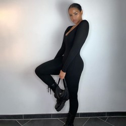 EliteFit Contour Long-Sleeve Jumpsuit