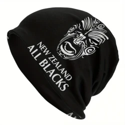 New Zealand All Blacks Haka Rugby Beanie Hat