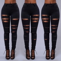 Sexy Ripped Denim Jeans for Women