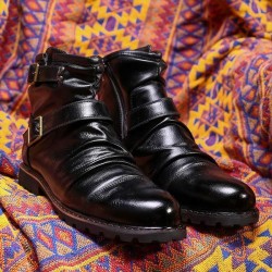 Men's Vintage Crinkle Booties