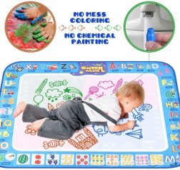 🎁4th Anniversary Sale-70% OFF- Water Doodle Mat Mess Free Learning Toy Mat ,Aqua Infinity Canvas On Cozy Home