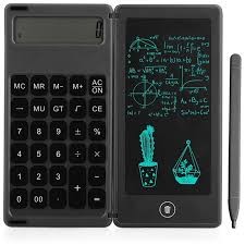 Foldable Digital Drawing Pad Calculator with Stylus