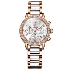 Elegant Sparkle Rhinestone Quartz Women's Watch