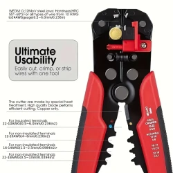 5-in-1 Multifunctional Wire Stripper – Automatic Wire Stripper, Cutting Crimping Pliers, Disassembly Tool