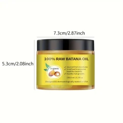 Unisex Batana Oil Hair Treatment Paste - Organic, Paraben-Free, with Castor Oil for Fuller Hair - 156.6ml