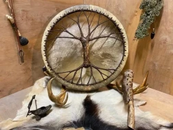 Handmade Shaman Drums 'Tree Of Life' Spirit Music