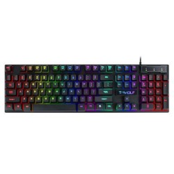 NZ Gaming Keyboard: Luminous USB Wired with Floating Manipulator Feel