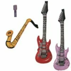 Inflatable Jukebox Rock Instruments