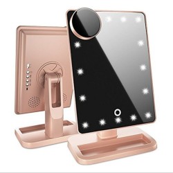 LED & Bluetooth Makeup Mirror