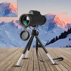 All-in-One Monocular Telescope Kit with Compass & Smartphone Mount