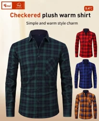 Men's Flannel Plaid Shirt