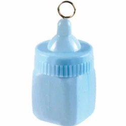 Balloon Weight Baby Bottle Blue