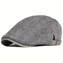 Flat Hat Peaked Cap