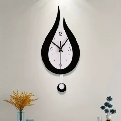 Droplet Shaped Swinging Design Wall Clock