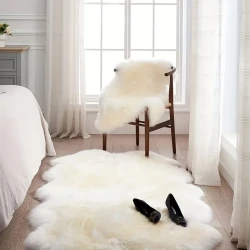 Faux Leather Wool Blanket