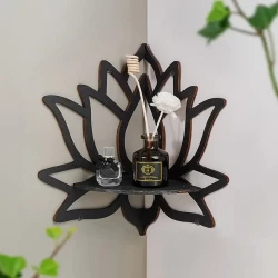 1pc Chic Lotus-Shaped Floating Shelf