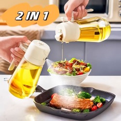 2 In 1 Olive Oil Sprayer Dispenser For Cooking