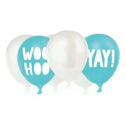 Balloons - Shimmering Party Iridescent 12"/30cm Latex  Pack of (6)