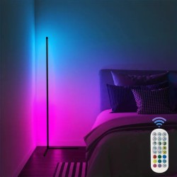 Multi-Color USB Ambient Corner Light, Bedroom Lighting, 1pc Corner Floor Lamp.