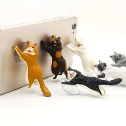 6-Pack Cute Cat Phone & Tablet Holders