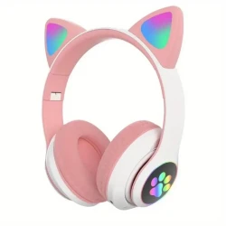 Foldable Cat Ear Wireless Headphones