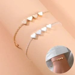 New Korean Chain Heart Bracelet For Women