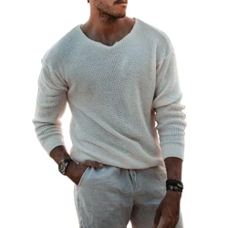 Round Neck Slim Pullover Knitwear