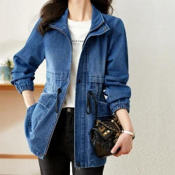 Chic Custom Denim Jacket for Women