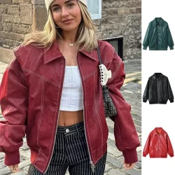 Retro Collar Women's Jacket