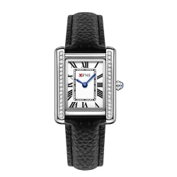 Rectangular Diamond- Quartz Watch for Women and Men