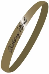 Black & Gold Birthday Girl Sash