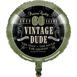 45cm Vintage Dude 60th Birthday