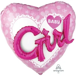 Balloon - Multi - Balloon Celebrate Baby Girl