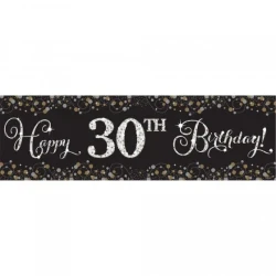 Sparkling Celebration Add Any Age Giant Plastic Banner Kit