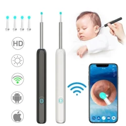 Wi -Fi visible wax elimination spoon-1080P HD load otoscope