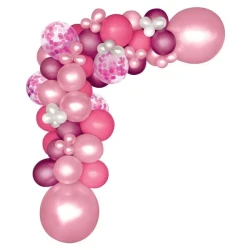 Balloon Garland Kit - Pink with 70 Assorted Balloons (Pack of - 70)