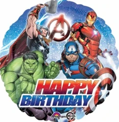 Balloon 45cm Avengers Happy Birthday