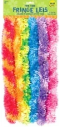 Hawaiian Two Tone Rainbow Leis (6 units) - Pack of 6